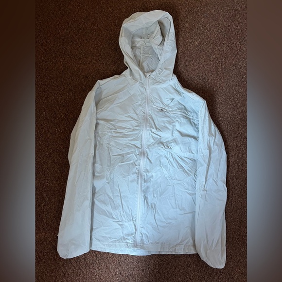 Gymshark light weight windbreaker in light grey - Picture 2 of 2